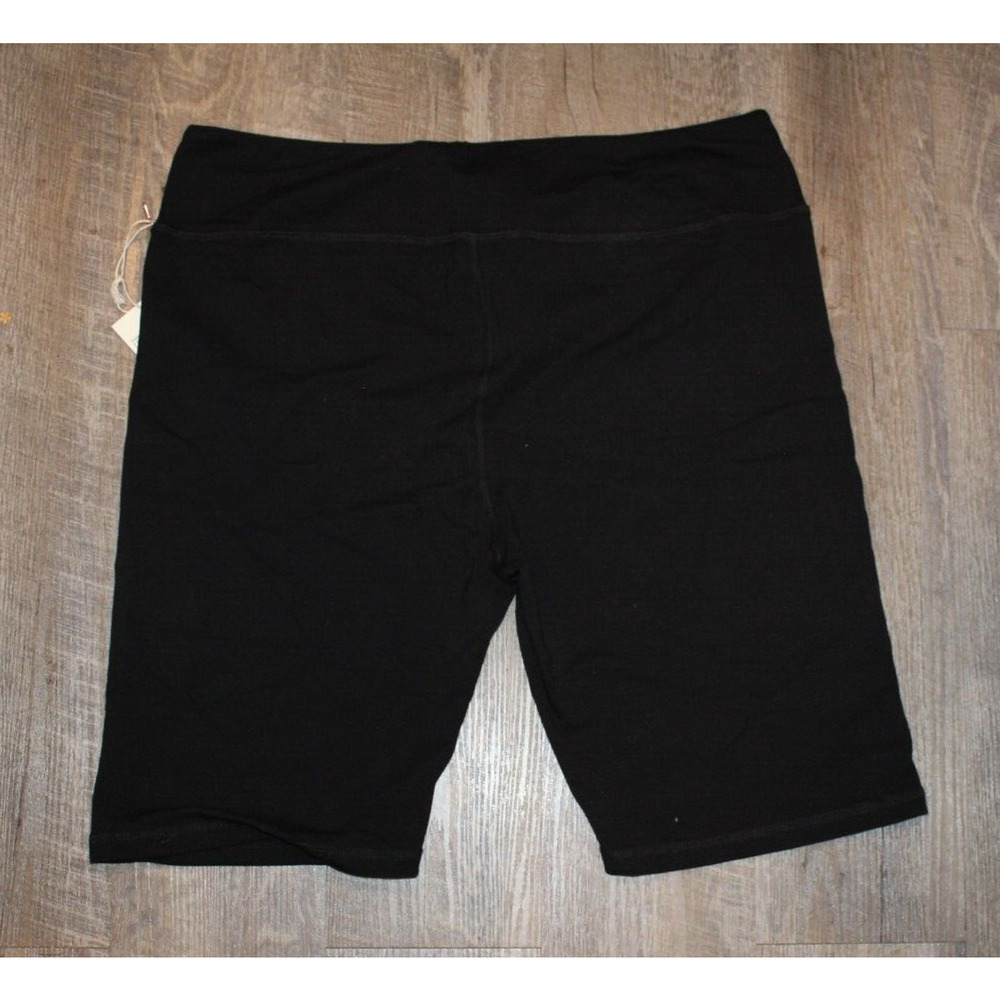 Mate The Label Organic‎ Stretch Biker Short Size  $68 NEW BLACK - Picture 4 of 4